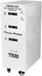 TED Electric Stabilizator tensiune trifazat cu servomotor TED TED003591, sinusoidala pura, 106 kW, 150 kVA, 1 iesire, ecran LCD (TED003591)
