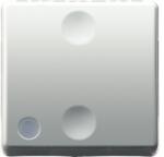 Gewiss Întrerupător cap-scară simplu Gewiss 2 module cu locaș pentru LED, alb (GS01632)