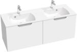 RAVAK Classic II dulap 130x45x47 cm sub chiuveta pe perete alb-gri X000001483 (X000001483)