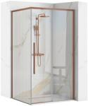 Rea Solar Brush Copper cabină de duș 90x90 cm pătrat cupru mat/sticlă transparentă REA-K9512 (REAK9512)