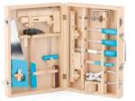 Woodyland unelte de metal Woody în caz de lemn (OLP102191800) Set bricolaj copii