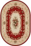 Delta Carpet Covor Oval, 80 x 150 cm, Crem / Rosu, Lotos 523 (LOTUS-535-210-O-0815) Covor