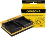 Patona Dual incarcator pentru Samsung SLB-0837B IA-BH130C IA-BH130LB Digimax i85 L74 wide incl. Micro-USB cable