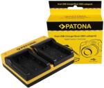 Patona Incarcator Patona Dual pentru Samsung IA-BP210E HMX HMXH203 HMX-H203 SMX SMXF40 cu cablu Micro-USB