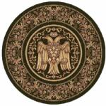 Delta Carpet Covor Bisericesc Rotund, 80 x 80 cm, Verde, Lotos 15032/210 (LOTUS-15032-310-O-0808) Covor