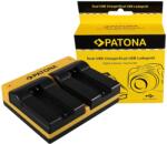 Patona Dual incarcator pentru Konica Minolta Samsung NP-700 Dimage DGX50K DG-X50-K DGX50R inkl. Micro-USB