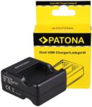 Patona Incarcator Patona Dual pentru Xiaomi Yi AZ13-2 AZ13-1 cu cablu Micro-USB