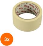 Z-tools Set 3 x Banda Adeziva din Hartie, 48 mm x 30 m (LIZ-3xZLN-ZLN8717)