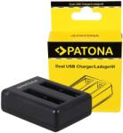 Patona Incarcator Patona Dual pentru Xiaomi Yi Xiaoyi YDXJO1XY cu cablu Micro-USB