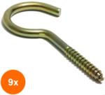 Z-tools Set 9 x Belciug Deschis pentru Lemn, 24 x 200 mm (LIZ-9xZLN-DSY4003)