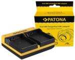 Patona Dual incarcator pentru Samsung BP1900 NX1 NX-1 inkl. Micro-USB Kabel