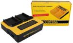 Patona Incarcator Patona Dual LCD USB pentru Actionpro X7 ISAW A1 A2 A3 BCH7E X7 ISAW A1 A2 A3 X7