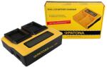Patona Incarcator Patona Dual LCD USB pentru Rollei RL410B Actioncam 230 240 410 410B 420