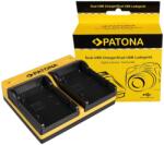Patona Dual incarcator pentru Samsung SB-P90A SC SC105L SC-105L SCM105 SC-M105 SCM105S incl. Micro-USB cable