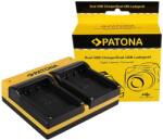 Patona Incarcator Patona Dual pentru Actionpro X7 ISAW A1 A2 A3 BCH7E X7 ISAW A1 A2 A3 X7 cu cablu Micro-USB