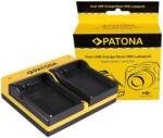 Patona Dual incarcator pentru Samsung BP-80W SCD385SC SC-D385SC VPD381 VP-D381 VPDX100 inkl. Micro-USB Ka