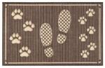 Delta Carpet Covor Dreptunghiular pentru Usa Intrare, 40 x 60 cm, Maro / Bej, Model Talpici Natura (NATURA-988-91-0406) Pres
