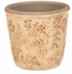 Autronic Kerámia virágtartó Flores retro, 13 x 12 cm, 13 cm