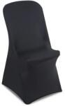GreenBlue Fekete spandex catering székhuzat 88×50×45 cm, rugalmas illeszkedés (77747)