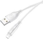 USAMS SJ266USB02 Lightning töltőkábel fehér (SJ266USB02) (SJ266USB02)