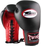 TWINS Box Twins kesztyű húzózsinórral 10 OZ fekete|vörös