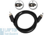  DisplayPort összekötő kábel 1, 8m Apa-Apa - nagy felbontású kép- és hangátvitel, erős csatlakozók, megbízható jelminőség dokkolóhoz, monitorhoz és laptophoz, PC-hez