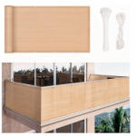 Leziter Erkély árnyékoló, belátásgátló 7 m bézs (MXR-12-Beige) - platinashop