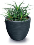  Furu Bordázott Kaspó Fehér 30 cm (PPP-DBFU300-S449)