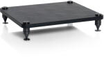 NorStone Como Base audiofil készüléktartó állvány - fekete bőr (NorStone_como_base-fekete)