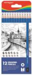 Keyroad Grafitceruza hatszögletű 12 db/bliszter Keyroad (KR972271) - mystock