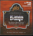 GHS PF120 6 húros Light guitar-banjo húrkészlet