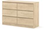 ARTBm MAJA 120 S6 fiókos komód | Cremona tölgyfa