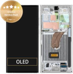 Samsung Galaxy S23 Ultra S918B - Ecran LCD + Sticlă Tactilă + Ramă (Lime) (Sky Blue) - GH82-30466G, GH82-30465G Genuine Service Pack, Yellow