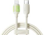 JOYROOM (S-A53) Gyorstöltő USB kábel, USB-C - Lightning, (1, 2 méter 3A 30W), bézs