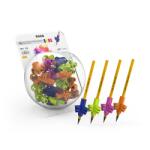 Silka Ceruza markolat, fogássegítő, szilikon, csillám, 72 db/display, Silka (SLK-ART.25S)