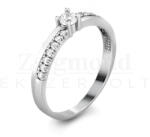  14 karátos fehérarany eljegyzési gyűrű - PP13f (AU13775) AU13775