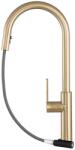 Gamma Slender konyhai csaptelep szálcsiszolt arany, beépíthető (BS-BGD)