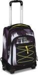  Troller Mitama, 3 compartimente, design negru cu alb (MI064841)