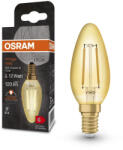 OSRAM LED dekoratív izzó B35 gyertya E14 1.5W = 12W 120lm 2400K Meleg 300° Vintage 1906 Osram (4099854091599)