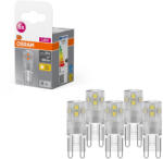 OSRAM 5x LED izzó kapszula G9 1.9W = 20W 200lm 2700K Meleg 300°-os foglalat Osram (4058075758049)