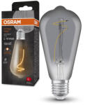 OSRAM LED dekoratív izzó G64 gömb alakú E27 3.4W = 10W 100lm 1800K Meleg 320° Füstölt Vintage 1906 Osram (4099854091353)