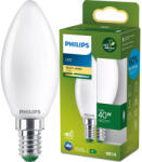 Philips LED izzó E14 gyertya B35 2.3W = 40W 485lm 210lm/W 2700K Meleg 300° A osztályú UltraEfficient Philips (8720169310797)