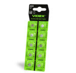 Videx AG 3 LR41 alkáli elemek 1.5V bliszter 10 db (VIDBAT0005)