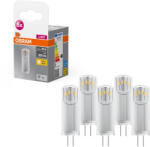 OSRAM 5x LED izzó kapszula G4 1.8W = 20W 200lm 2700K Meleg 12V 320° foglalat Osram (4058075758025)