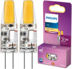 Philips 2x G4 LED kapszulaizzó 1, 7 W = 20 W 200 lm 2700 K Meleg 12 V Philips (8720169300613)