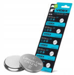 Videx CR1216 3V lítium gombelem 5 db-os bliszterben (VIDBAT0115)