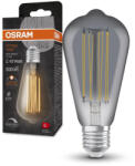 OSRAM LED dekoratív izzó ST64 Edison E27 11W = 42W 500lm 1800K Meleg 320° Füstölt Izzószálas Szabályozható Vintage 1906 Osram (4099854091001)