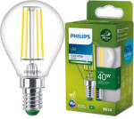 Philips LED izzó E14 gömb alakú P45 2, 3 W = 40 W 485 lm 210 lm/W 4000 K Semleges 300° A OSZTÁLY UltraEfficient Philips (8720169310759)