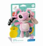 Clementoni - Jucarie senzoriala plus Disney Stitch Angel cu zornaitoare pentru dezvoltarea simturilor (CL17937) - ookee