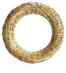  Koszorúalap, szalma, átmérője 20 cm